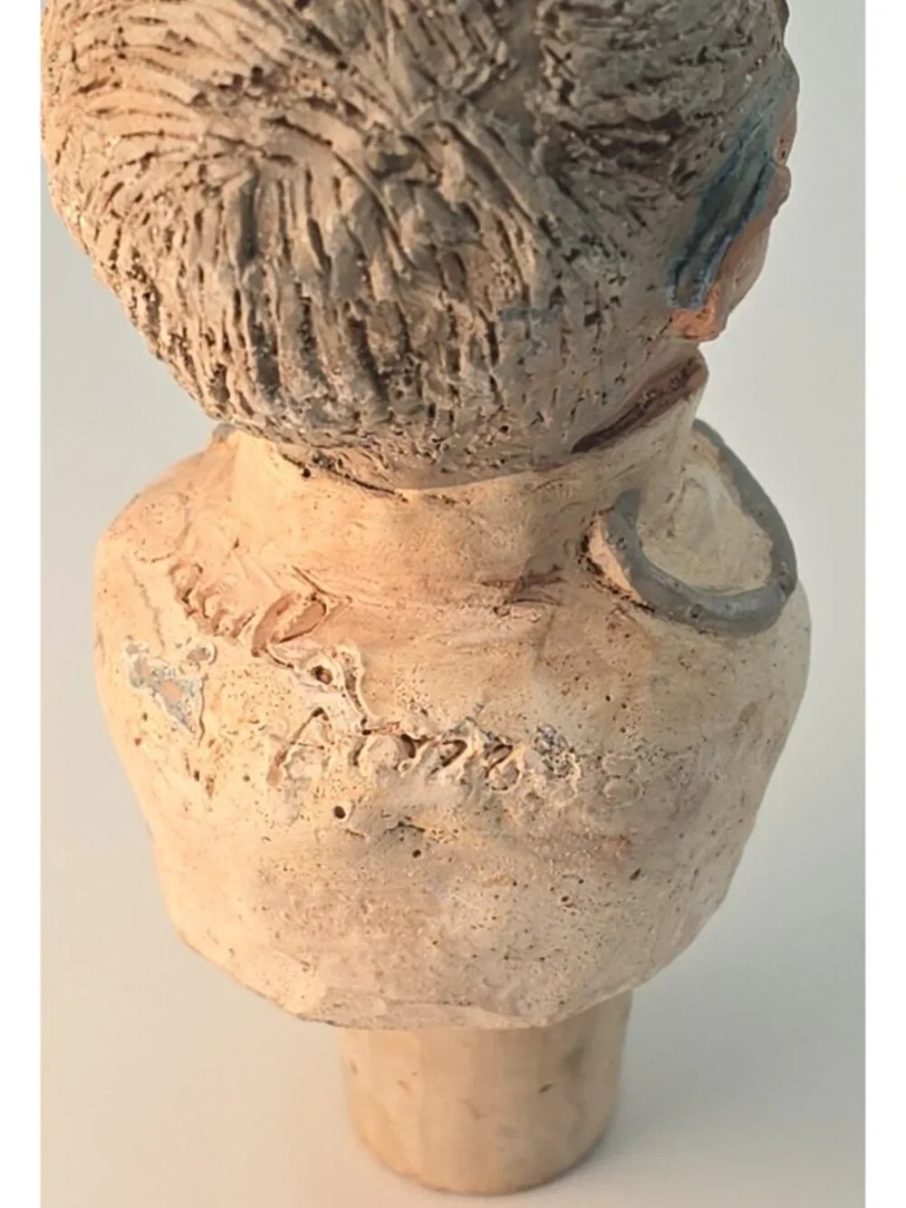Vintage Bottle Stopper 3D Physician Doctor Folk Art Signed Dated Numbered